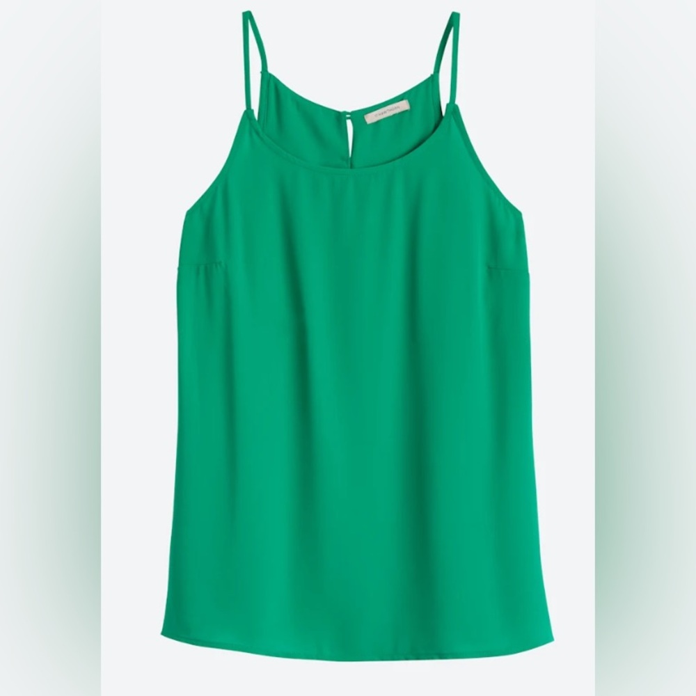 41 Hawthorn Bentina Button Back Blouse Size M Green